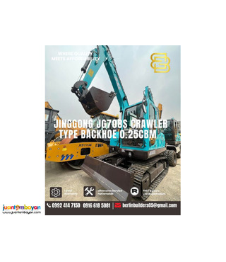 JG608L Jinggong Backhoe Excavator Crawler Type 0.25cbm