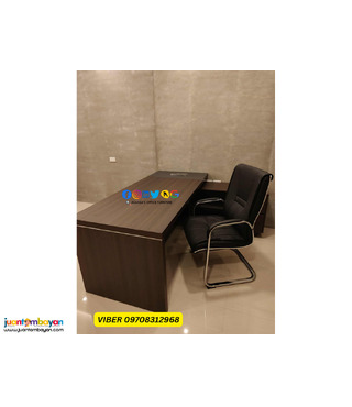 L TYPE EXECUTIVE TABLE WITH VISITOR CHAIR