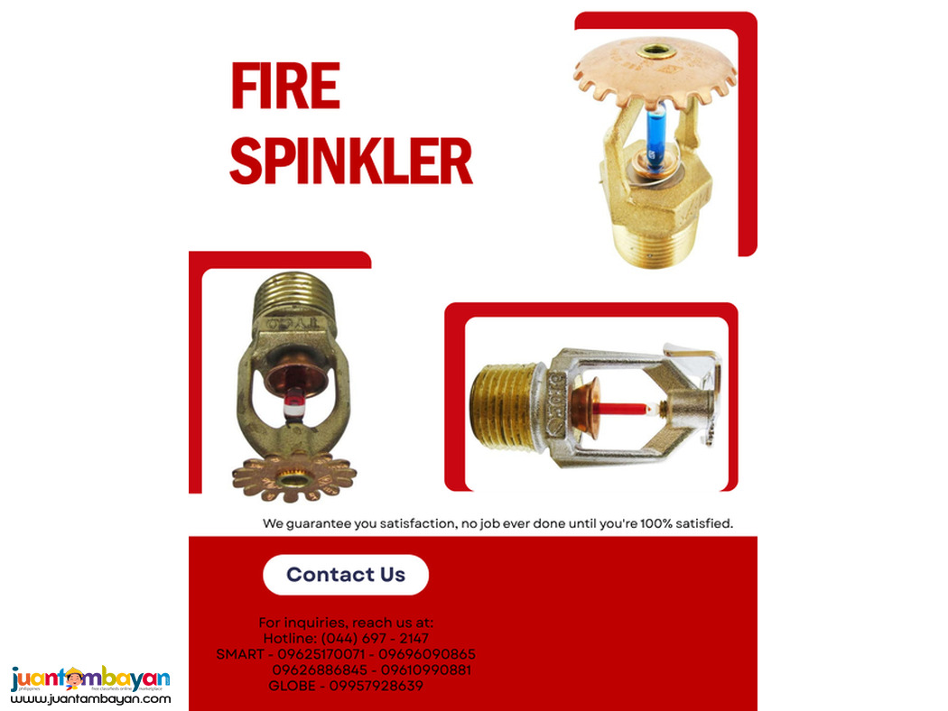 fIRE SPRINKLER ++++ supply and installation 