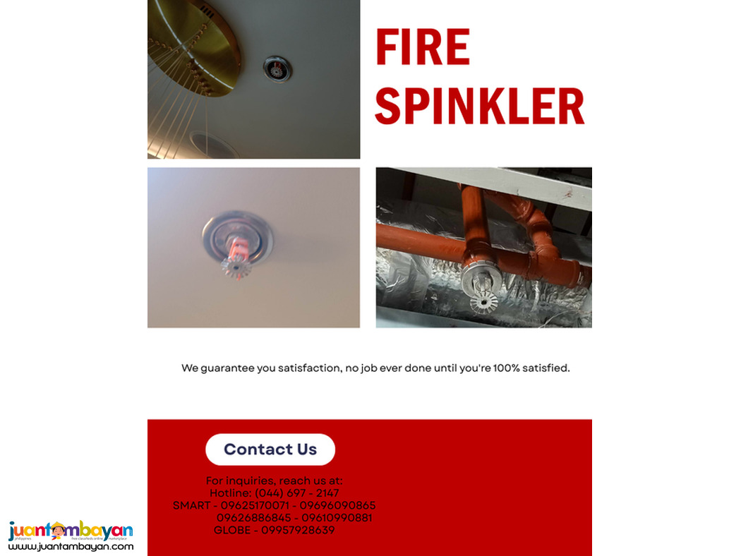 fIRE SPRINKLER ++++ supply and installation 