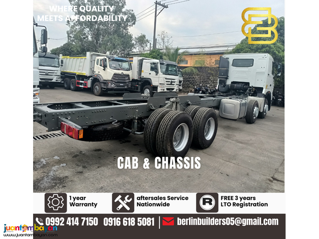 cab and chassis sinotruk 6 wheeler 14ft, 17ft brand new for sale