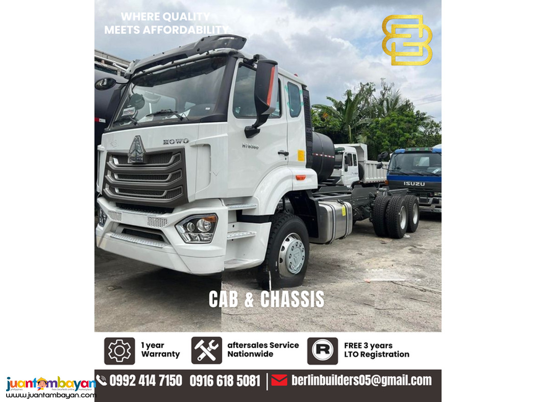 cab and chassis sinotruk 6 wheeler 14ft, 17ft brand new for sale