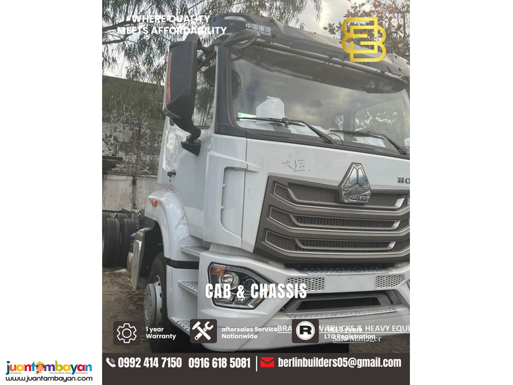 cab and chassis sinotruk 6 wheeler 14ft, 17ft brand new for sale