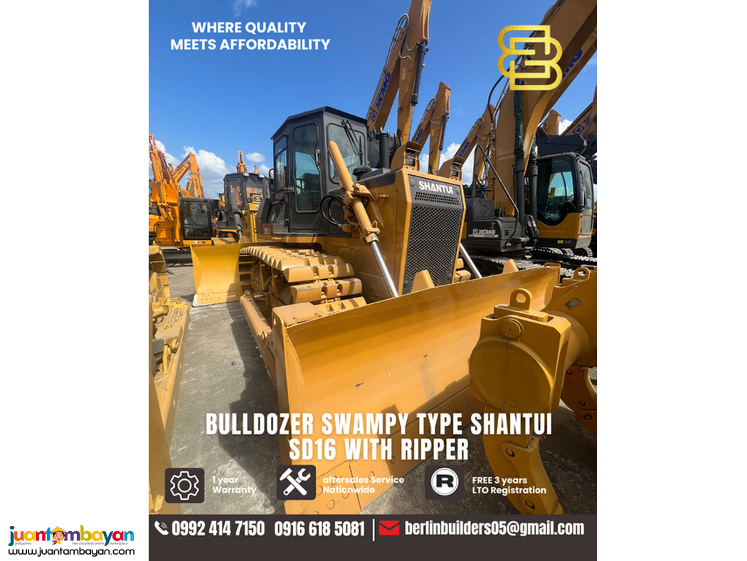 bulldozer shantui sd16 angle type and swampy type brand new for sale