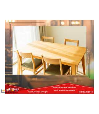 Space-Saving Dining Set for Condos | Jecams Inc. Wood Furniture