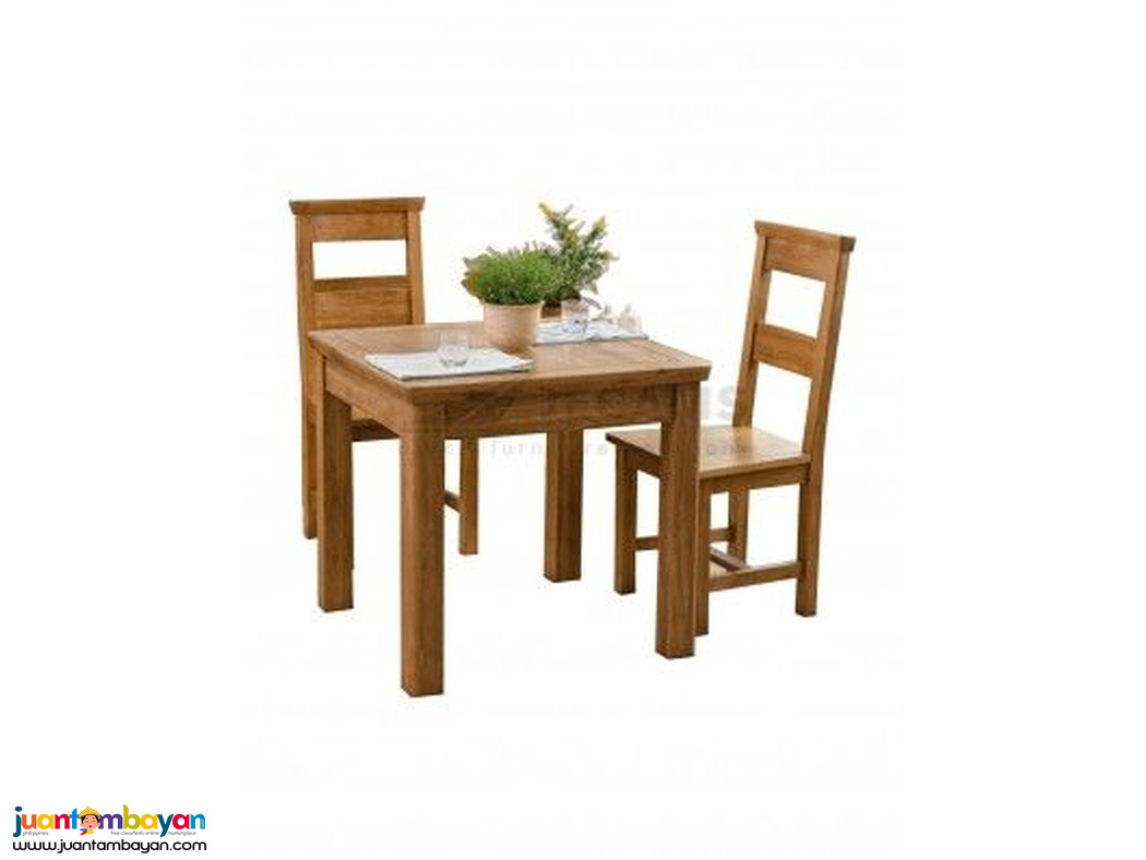 Space-Saving Dining Set for Condos | Jecams Inc. Wood Furniture