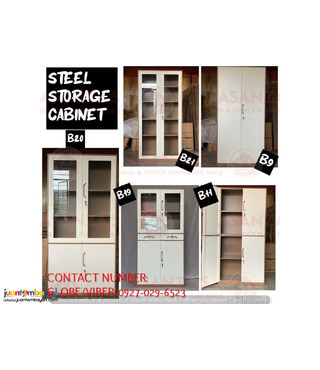 STEEL CABINET | HALF GLASS DOOR CABINET