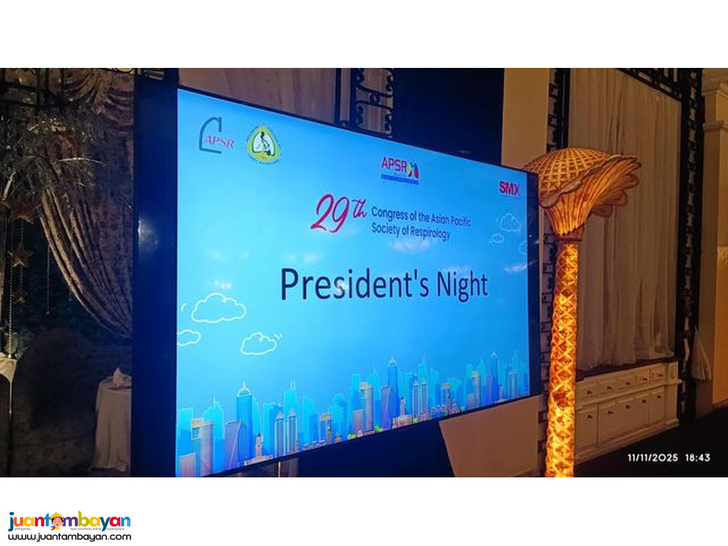 LED TV Monitor for Rental Events