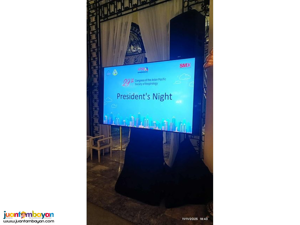 LED TV Monitor for Rental Events