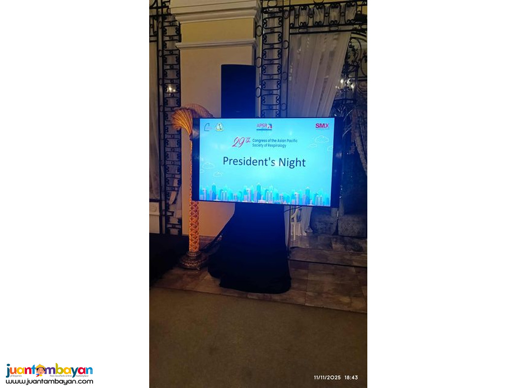 LED TV Monitor for Rental Events