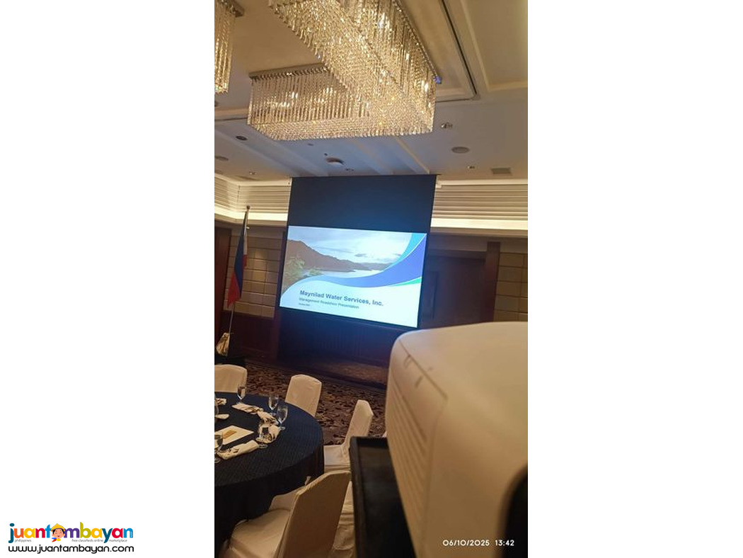 Projector and LED TV Monitor for Rental