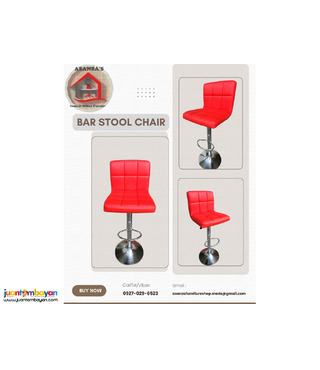 BAR STOOL CHAIR (COLOR RED)