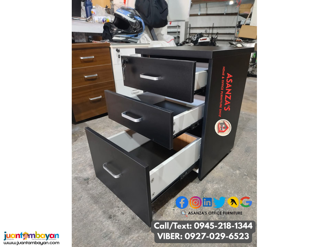 WOODEN MOBILE PEDESTAL CABINET