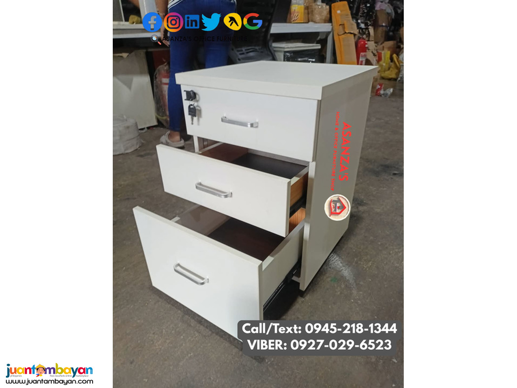 WOODEN MOBILE PEDESTAL CABINET