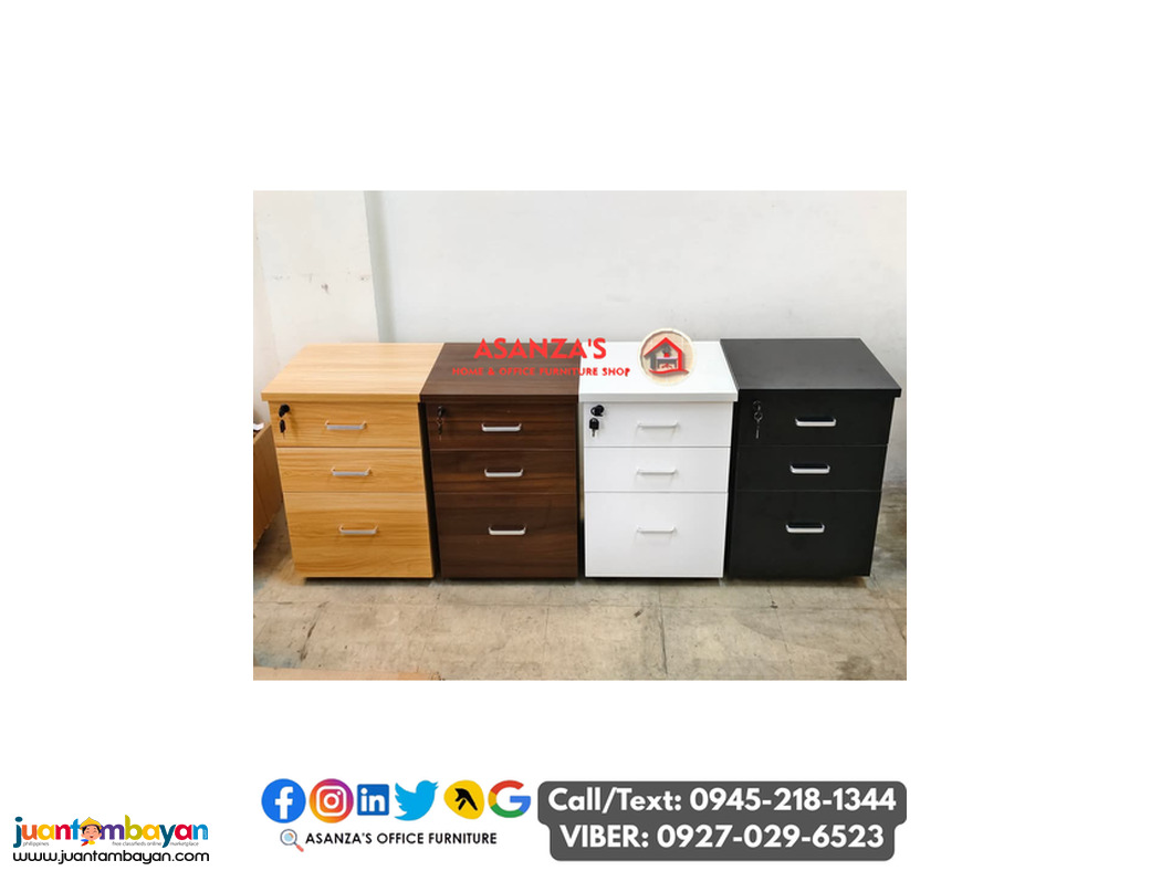 WOODEN MOBILE PEDESTAL CABINET