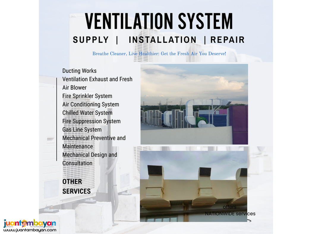 VENTILATION SYSTEM //// Supply and Installation