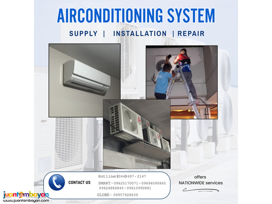 AIRCONDITIONING SYSTEM ++++ sUPPLY AND iNSTALLATION //