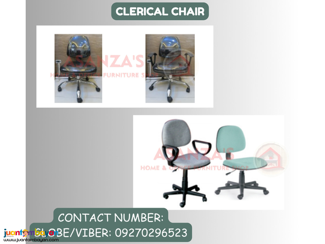 FABRIC CHAIR | OFFICE CLERICAL CHAIR 