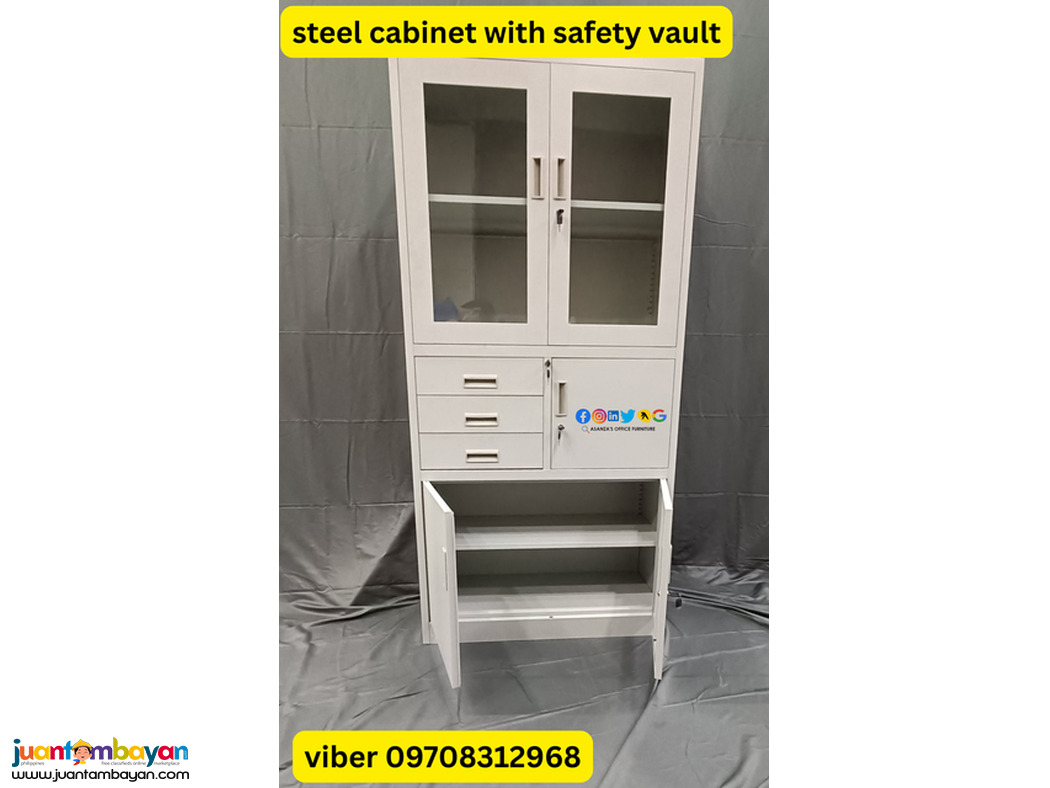 STEEL CABINET WITH SAFETY VAULT