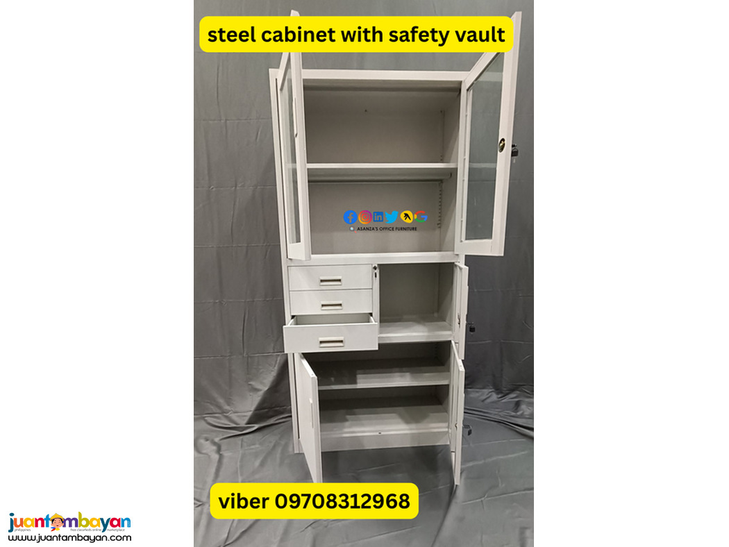 STEEL CABINET WITH SAFETY VAULT