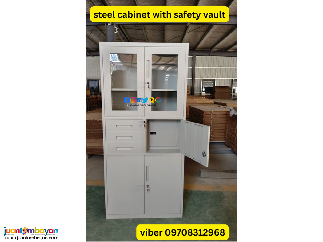 STEEL CABINET WITH SAFETY VAULT