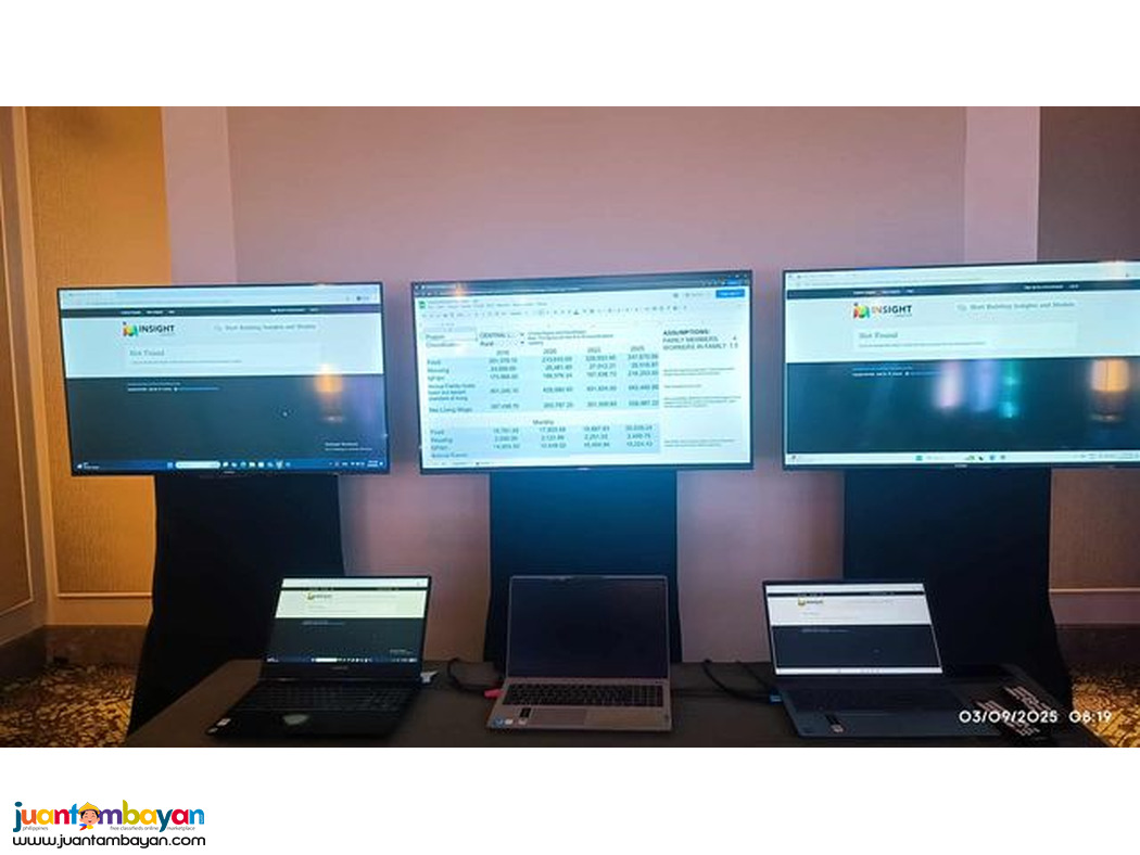 LED TV Monitor for Rental Events