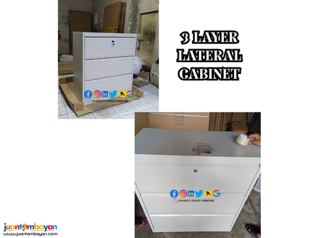 3-4 LAYER LATERAL AND VERTICAL FILING CABINET