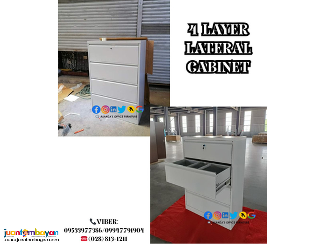 3-4 LAYER LATERAL AND VERTICAL FILING CABINET