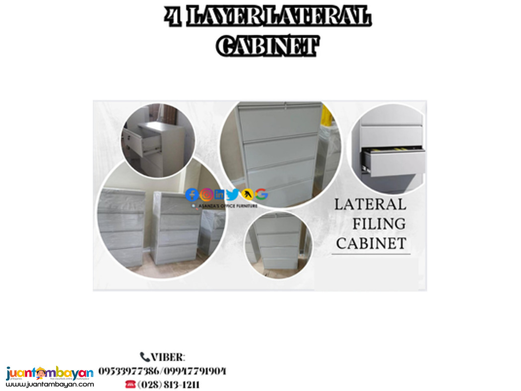 3-4 LAYER LATERAL AND VERTICAL FILING CABINET