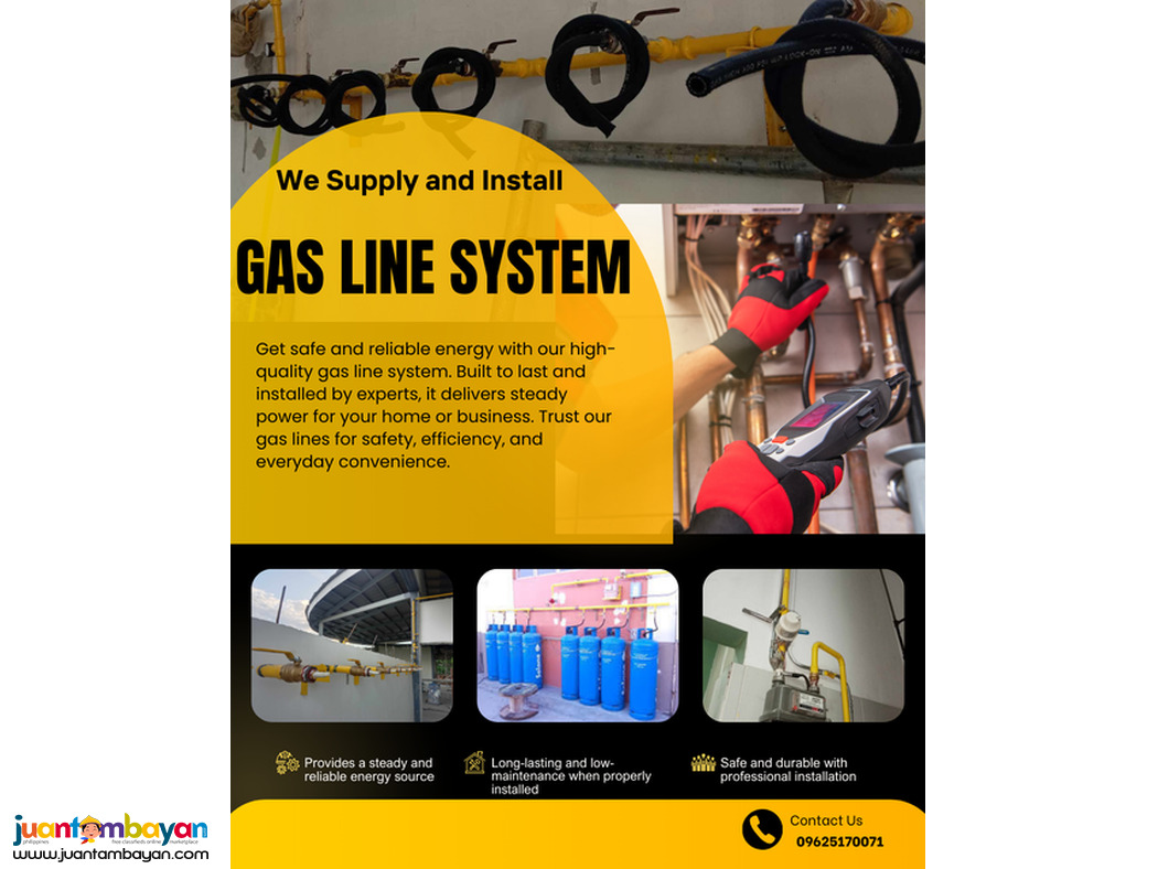 GAS GAS GAS LINE+++++++++++++++ SUPPLY AND INSTALL