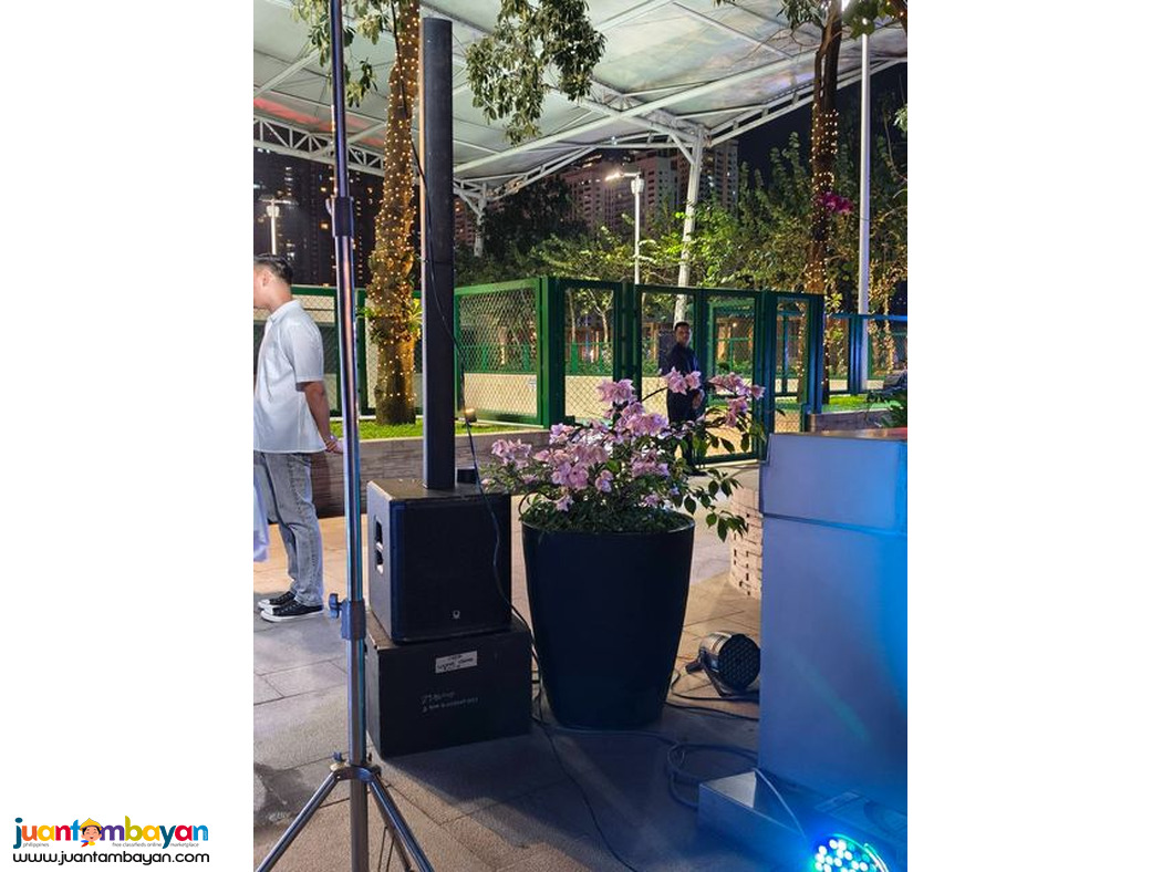 Combining Sounds and Lighting Display Effects for Rental