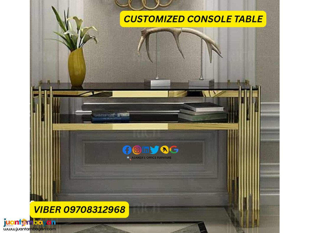 console table with drawer