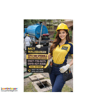 mct malabanan septic tank siphoning services
