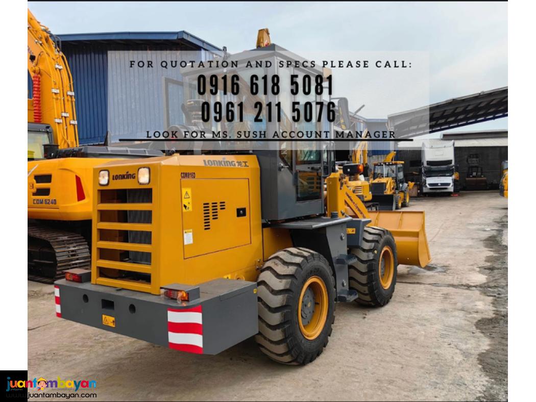 LONKING CDM816D 1CBM WHEEL LOADER BRAND NEW