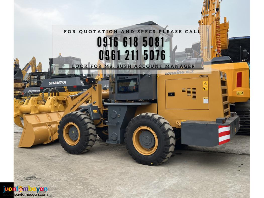 LONKING CDM816D 1CBM WHEEL LOADER BRAND NEW