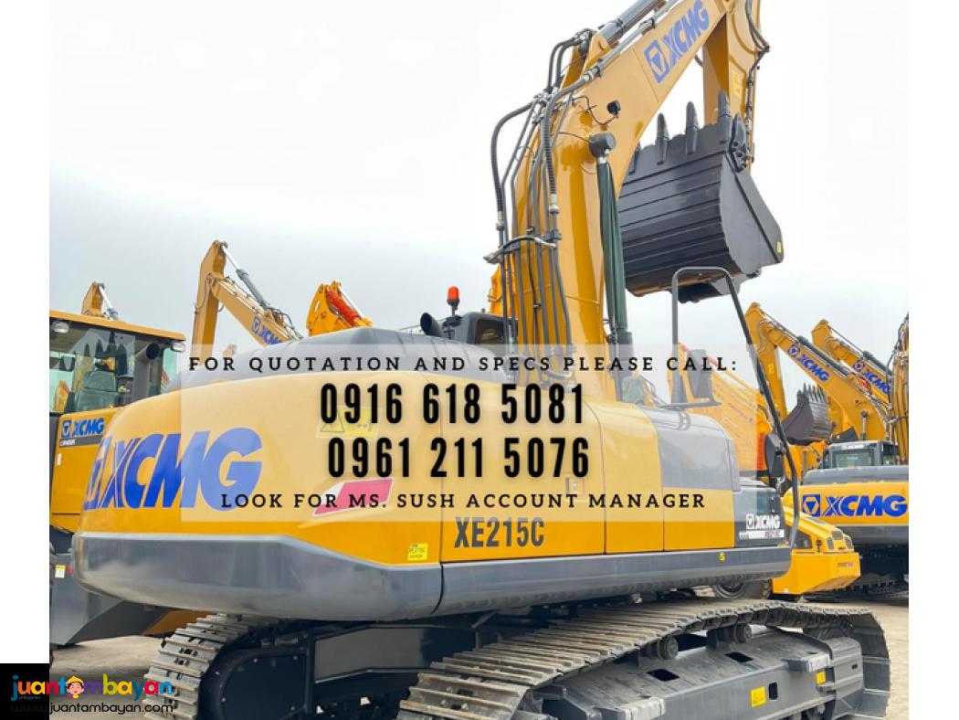 XCMG XE215C 1CBM BACKHOE EXCAVATOR ISUZU ENGINE