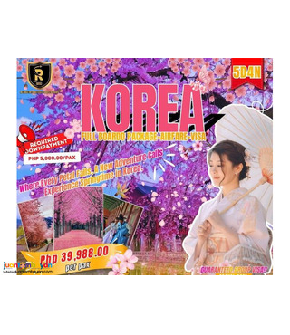 5D4N KOREA SPRING FULL BOARD PACKAGE + AIRFARE + GUARANTEED VISA