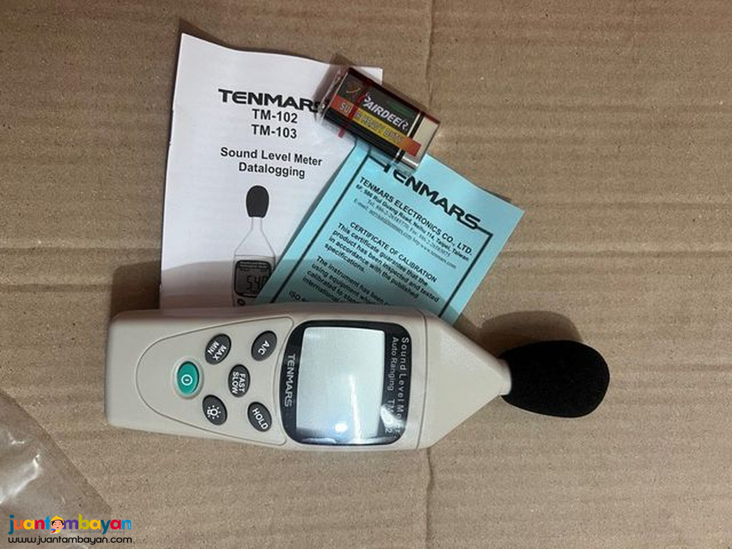 TENMARS TM-102 Sound Level Meter Auto Ranging
