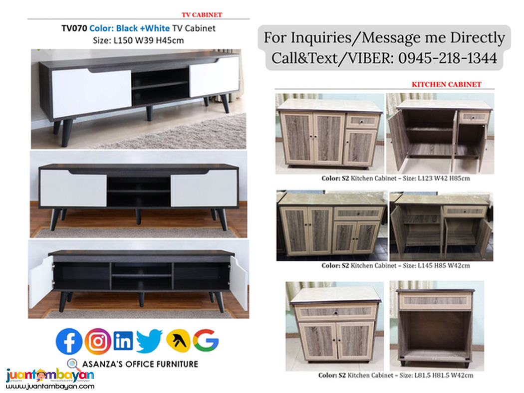 KITCHEN & TV CABINET 