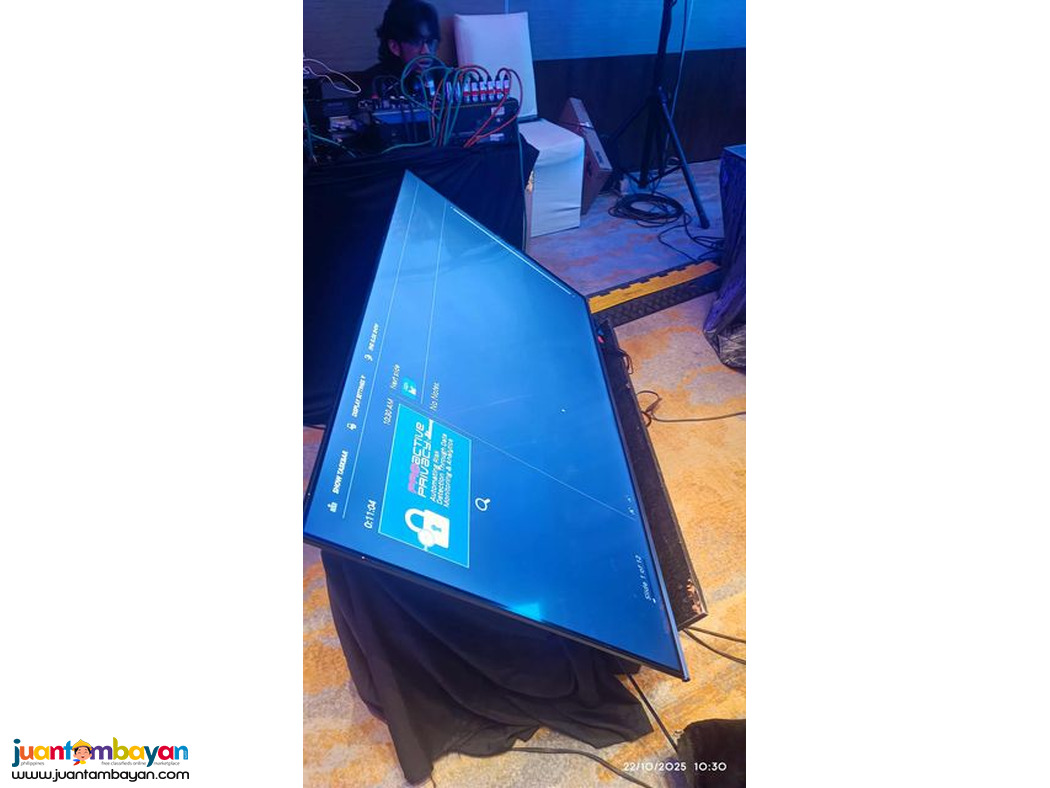 Telepromter on Stage LED TV. for Rental