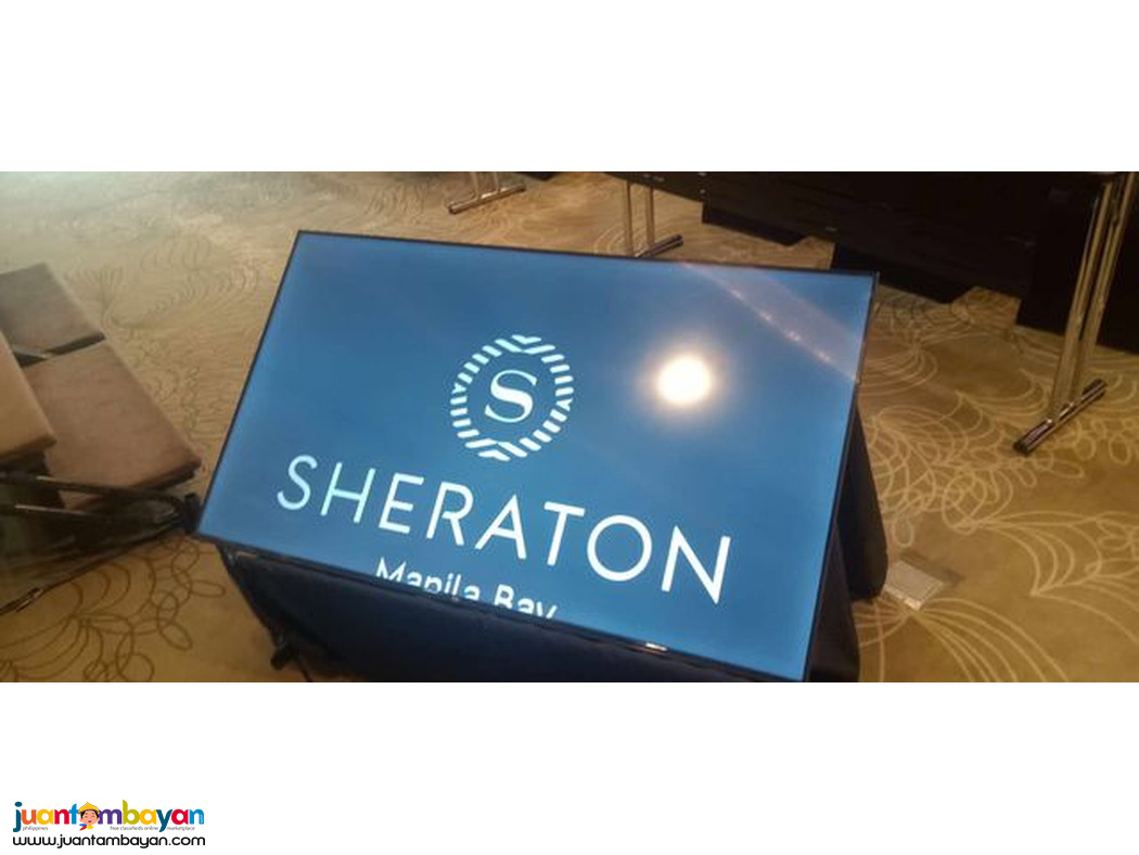 Telepromter on Stage LED TV. for Rental