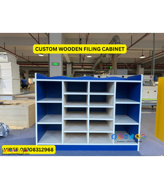 CUSTOM WOODEN FILING CABINET