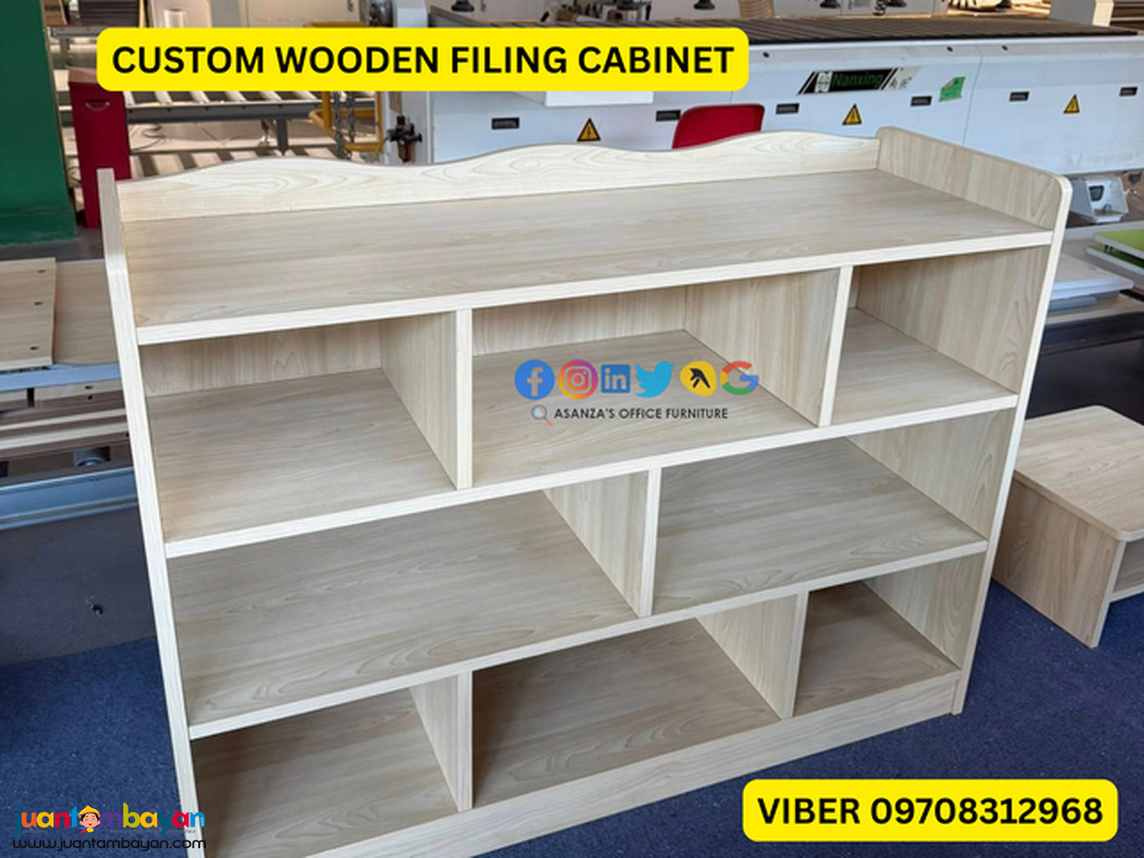 CUSTOM WOODEN FILING CABINET