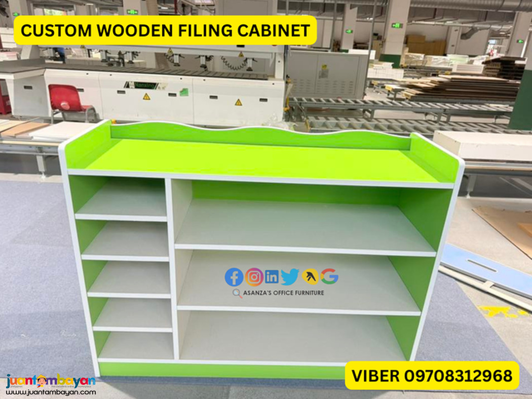 CUSTOM WOODEN FILING CABINET