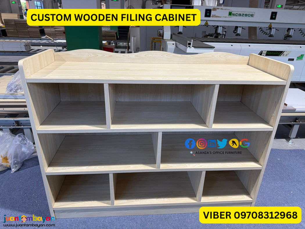 CUSTOM WOODEN FILING CABINET