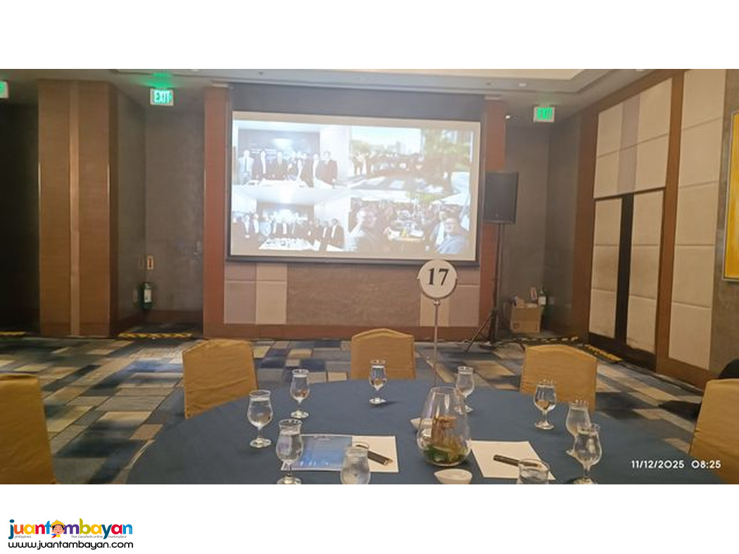 LCD and LASER Projector Highbrihtness for rental Events