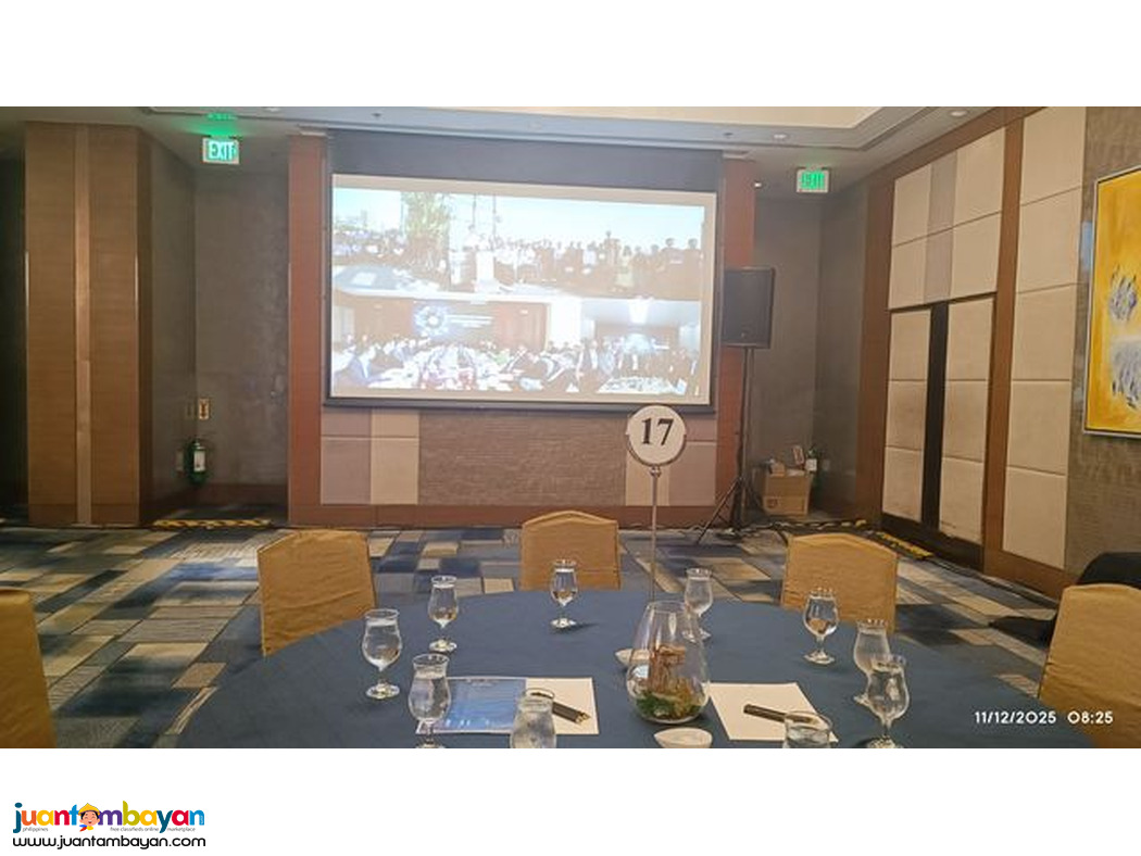 LCD and LASER Projector Highbrihtness for rental Events