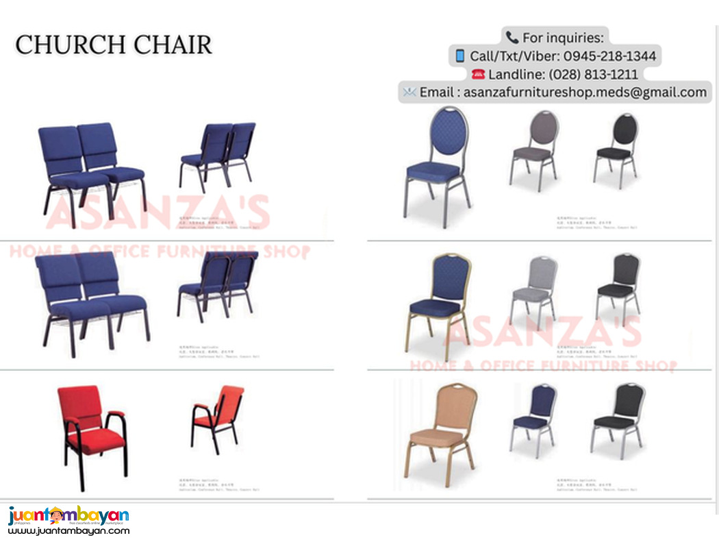 CHURCH CHAIR | HOME & OFFICE FURNITURE SHOP 