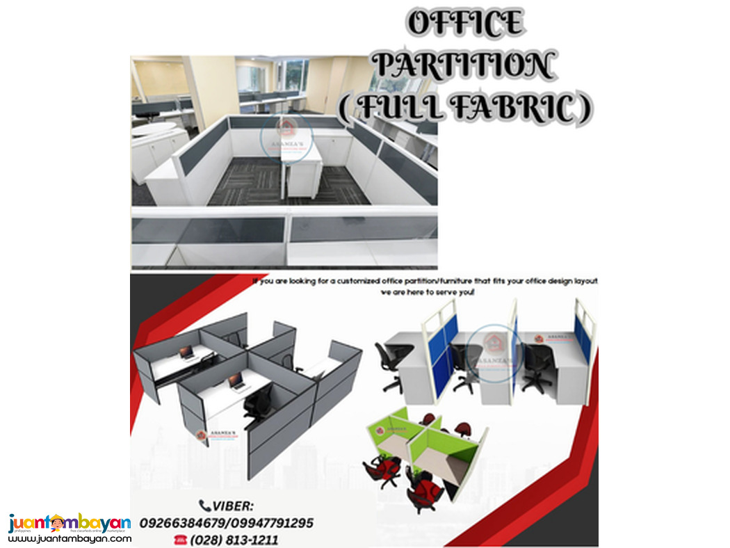 OFFICE PARTITION ( FULL FABRIC )