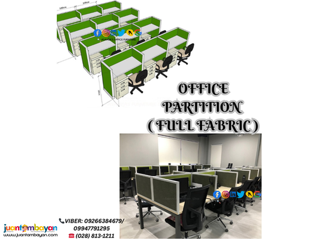 OFFICE PARTITION ( FULL FABRIC )